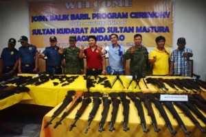 ‘Balik Baril’ yields 123 firearms in NoCot, Maguindanao